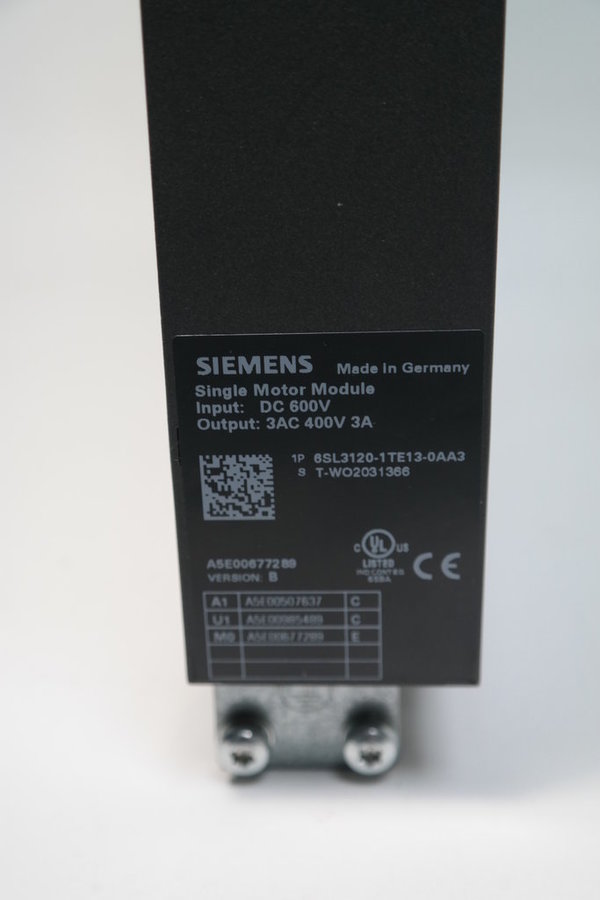 Siemens Sinamics 6SL3120-1TE13-0AA3