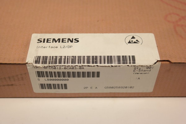 Siemens 6FC5012-0CA03-0AA0