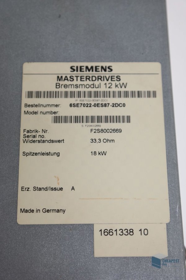 Siemens 6SE7022-0ES87-2DC0