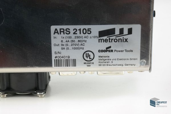Metronix ARS 2105