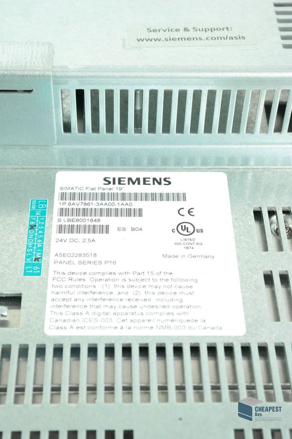 Siemens 6AV7861-3AA00-1AA0
