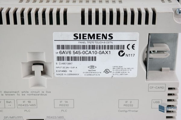 Siemens 6AV6 545-0CA10-0AX1