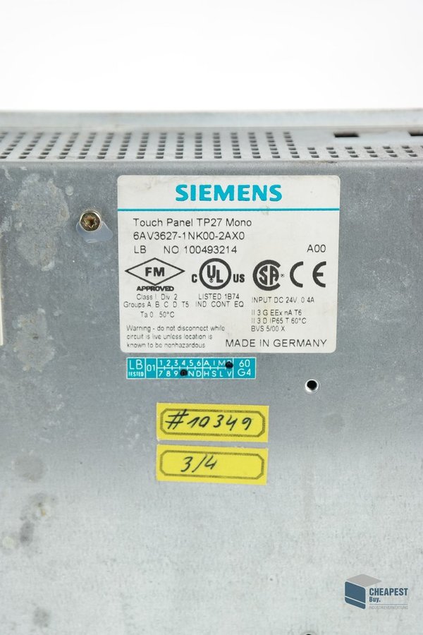 Siemens 6AV3627-1NK00-2AX0