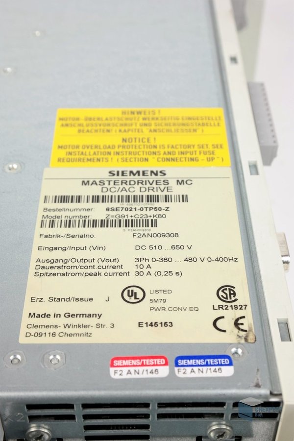 Siemens 6SE7021-0TP50-Z