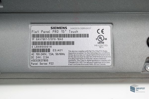 Siemens 6AV7861-5TB10-1BA0