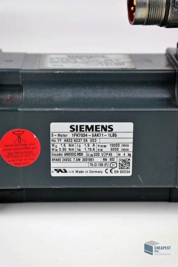 Siemens 1FK7034-5AK71-1LB5