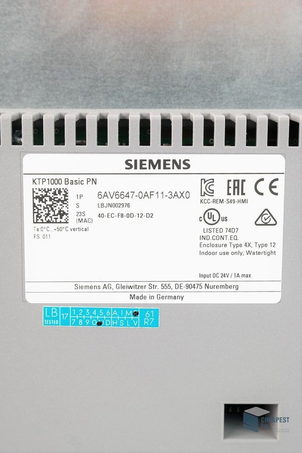 Siemens 6AV6647-0AF11-3AX0