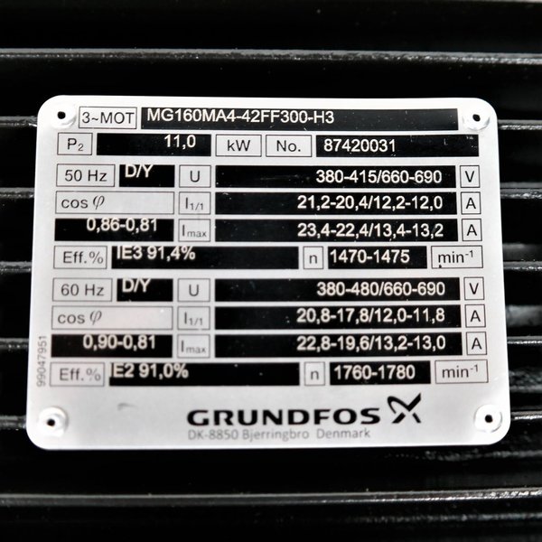 Grundfos TP 80-340/4 A-F-A-BAQE